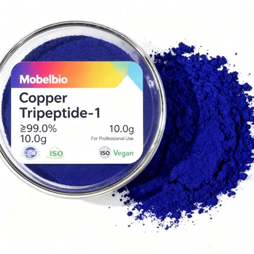Peptide GHK CU utilisé dans l’industrie cosmétique